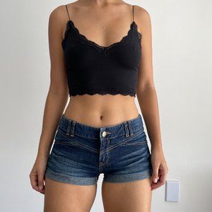 Vintage Y2K Express low rise jean shorts